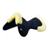 acavallo Amortisseur En Mousse A Memoire De Forme Close Contact Avec Peau De Mouton Blue/ Natural New