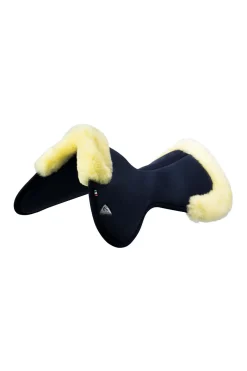 acavallo Amortisseur En Mousse A Memoire De Forme Close Contact Avec Peau De Mouton Blue/ Natural New
