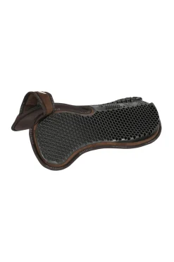 acavallo Amortisseur Garrot Libre Withers Free Hexagonal Gel Pad Mousse A Memoire De Forme Avec Surelevation Arriere Brown