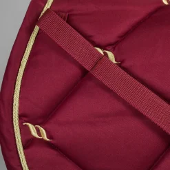 backontrack Back On Track Night Collection Tapis De Selle Dressage Burgundy Dark Red Hot