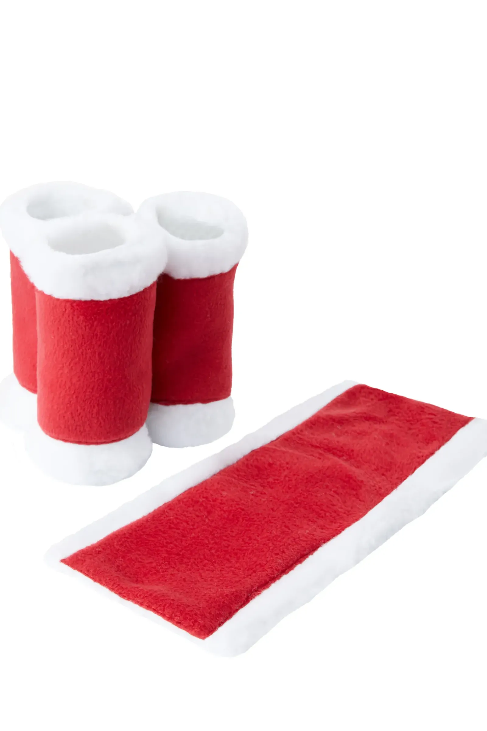 horze Bandes Noel (4 Pcs.) Rouge New