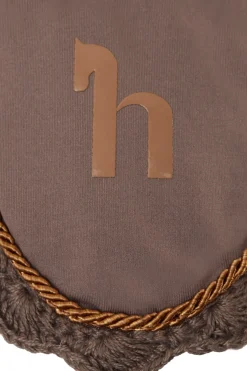 horze Bonnet Anti-Mouches Kenya Iron Grey Brown Outlet