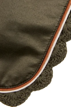 horze Bonnet Anti-Mouches Sandnes Vert Olive Clearance