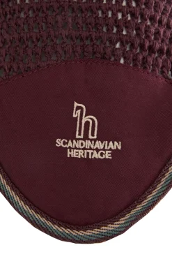 horze Bonnet Anti-Mouches Leighton Teens Ado Collection Rum Raisin Brown Discount