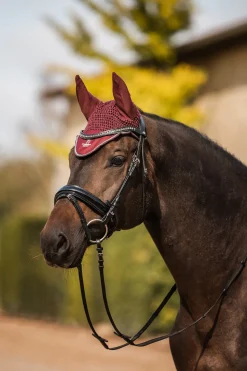 horze Bonnet Anti-Mouches Leighton Teens Ado Collection Rum Raisin Brown Discount