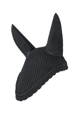 horze Bonnet Anti-Mouches River Noir/Noir New