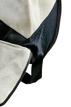 horze Bonnet Anti-Mouches , Protection Naseaux Brun Clair/Noir Outlet