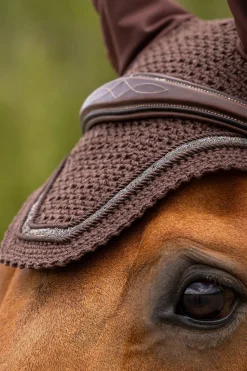 lemieux Bonnet Anti-Mouches Cristaux Brown Clearance