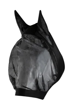 horze Bonnet Masque Anti-Mouches Noir Discount
