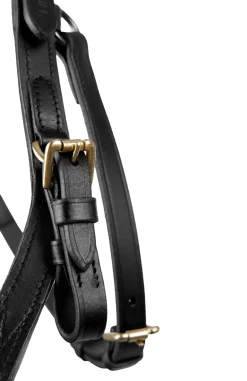 horze Bridon Combine Orlando Sans Mors Noir Discount