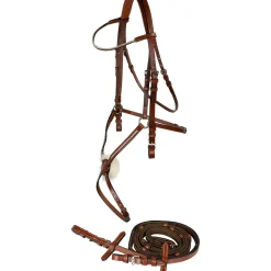 horze Bridon Valencia Muserolle Croisee Marron Discount