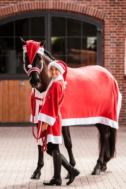 horze Casquette De Noel Pour Cheval Rouge Clearance