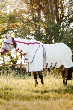 horseware Chemise D'Ete Rambo Optimo Supreme Navy/ Cherry Hot