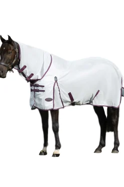 weatherbeeta Chemise Integrale En Mesh Comfitec Essential Ii, Avec Couvre-Encolure Integre White/Dark Red Discount