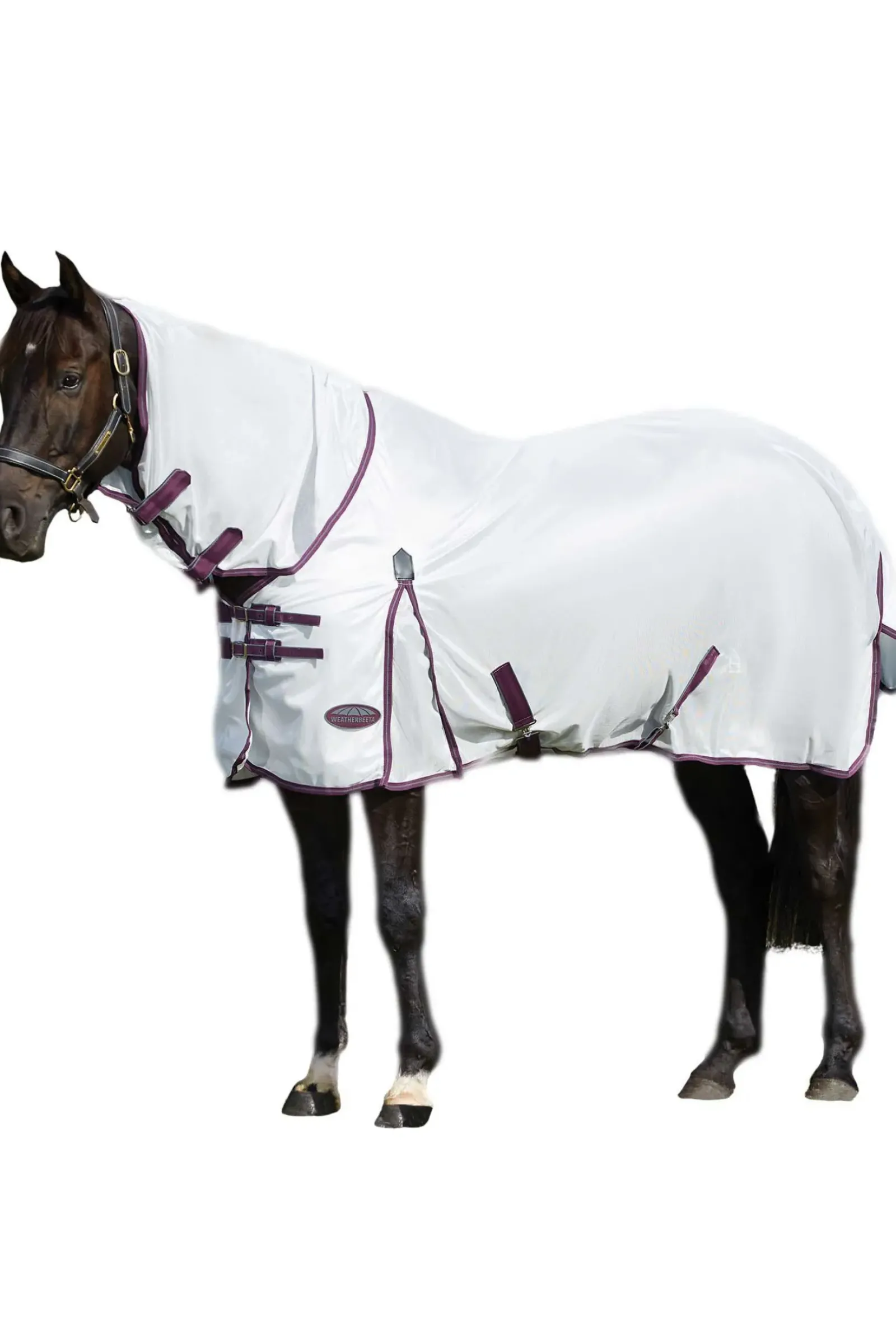 weatherbeeta Chemise Integrale En Mesh Comfitec Essential Ii, Avec Couvre-Encolure Integre White/Dark Red Discount