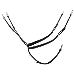 schockemohle Collier De Chasse Pro Jump Plus, Collier De Chasse Basic Black/Silver