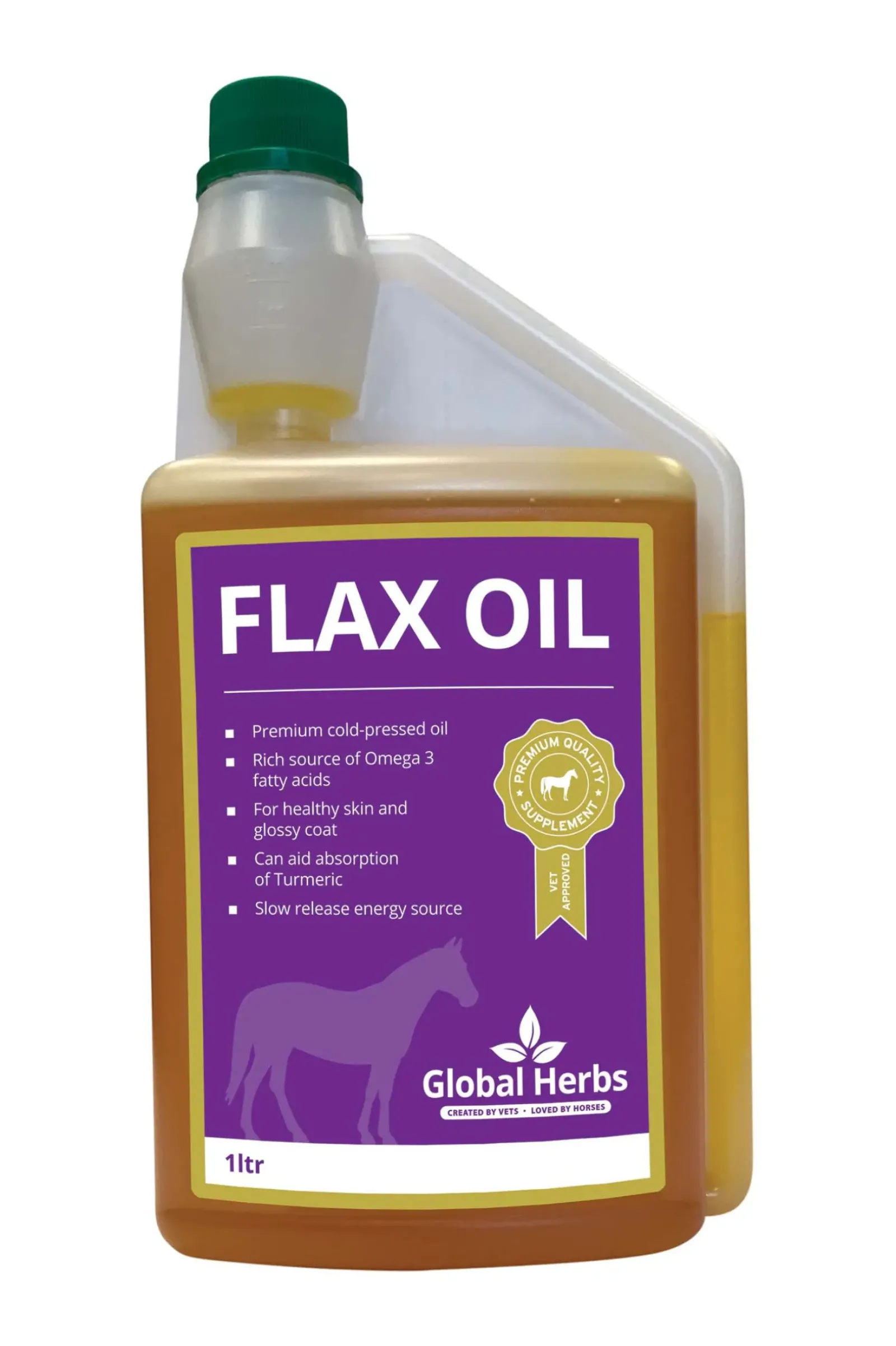 globalherbs Complement Alimentaire De Soin Huile De Lin Global Herbs, 1 L Pas D'Indication Clearance