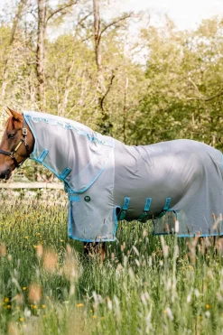 horseware Couverture Anti-Insectes Ameco Bug Buster Silver/Blue