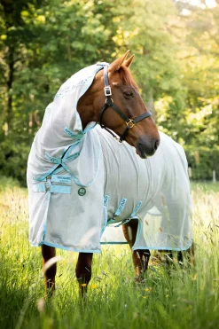 horseware Couverture Anti-Insectes Ameco Bug Buster Silver/Blue