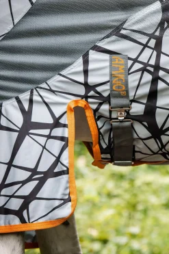 horseware Couverture Anti-Insectes Amigo Camo Grey/Orange Hot