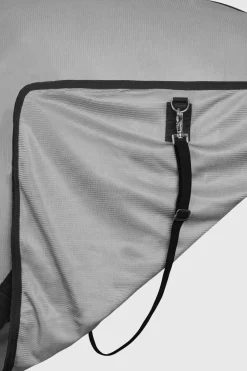 horze Couverture Anti-Mouches Paso Fino Avec Couvre-Encolure Et Protection Uv Titanium Grey Hot