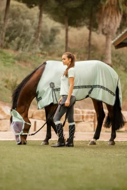 horze Couverture Anti-Mouches Paso Fino Avec Protection Uv Brook Green Outlet