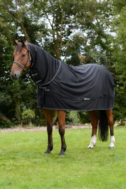 bucas Couverture Shamrock Power Full Neck, La Doublure Stay-Dry Black/Silver Online