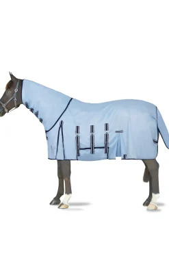 horze Couverture Combo Anti-Insectes Freja Bleu Clair Sale
