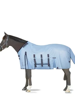 horze Couverture Combo Anti-Insectes Freja Bleu Clair Sale