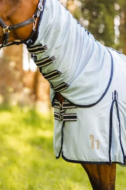 horze Couverture Combo Anti-Insectes Freja Bleu Clair Sale