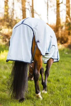 horze Couverture Combo Anti-Insectes Freja Bleu Clair Sale