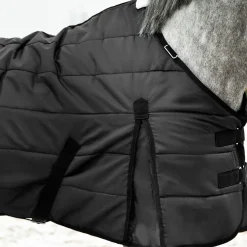 horze Couverture D'écurie D'Hiver Nevada, 200 G Noir Hot