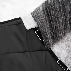 horze Couverture D'écurie D'Hiver Nevada, 200 G Noir Hot