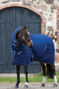 horseware Couverture D'écurie Rambo Stable Varilayer, 450G Dark Blue/Dark Blue/White Sale