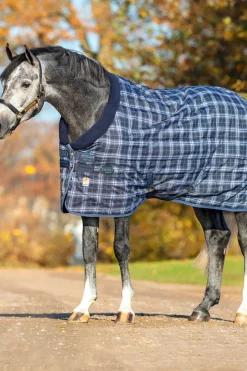 horseware Couverture D'écurie Rhino Originale Medium 250G - Vl Midnight Dark Blue/ Indigo Blue