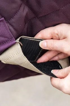 horseware Couverture D'écurie Amigo Stable Plus Medium Disque Avec Couvre-Encolure Amovible, 200 G Fig/Navy/Tan