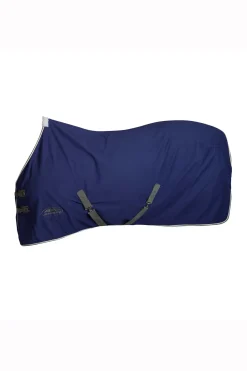 weatherbeeta Couverture De Concours En Coton Navy/Grey/White Clearance