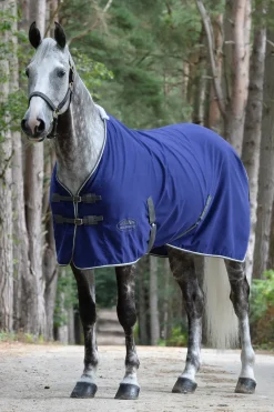 weatherbeeta Couverture De Concours En Coton Navy/Grey/White Clearance