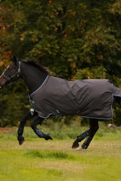 horseware Couverture D'Exterieur Amigo Bravo 12, 100 G Excalibur Dark Grey/Strong Blue/Black Online