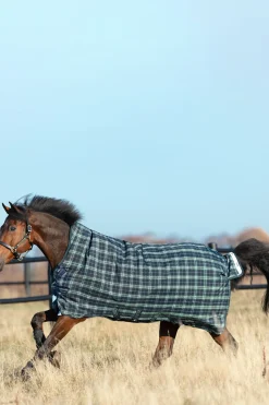 horseware Couverture D'Exterieur Rhino Wug 100G Hunter Green/ Navy Outlet