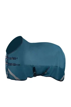 horze Couverture D'Exterieur Medium Turin, 150 G Petrol Blue Clearance