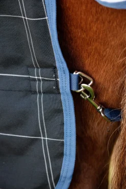 horseware Couverture D'Exterieur Rhino Reflectech Plus Vari-Layer Avec Couvre-Encolure Amovible, 250 G Midnight Dark Blue/ Indigo Blue Clearance