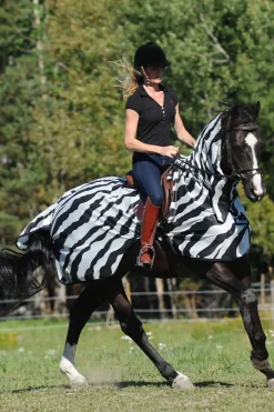 bucas Couverture D'Exterieur Zebra Buzz-Off Black/White Outlet