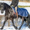 bucas Couverture D'équitation Dark Blue/Silver