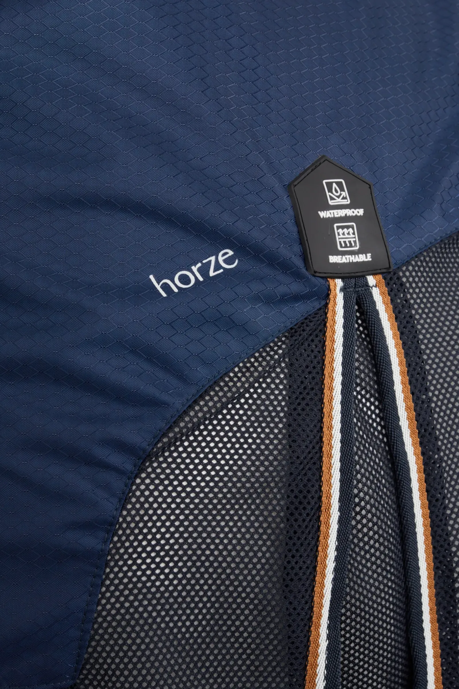 horze Couverture En Maille Et Laine Legere Nevada Dark Navy Outlet