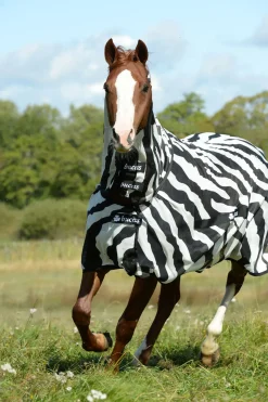 bucas Couverture Integrale Buzz-Off Zebra Black/White Best