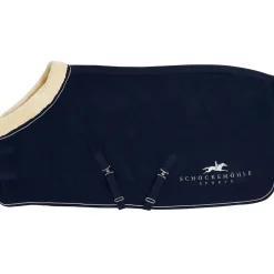 schockemohle Couverture Polaire Fausse Fourrure Premium Dark Navy Hot