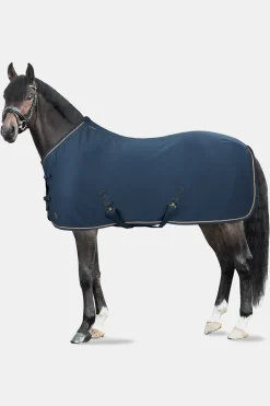 horze Couverture Polaire Glarus Avec Tresse Obscure Night Blue Best