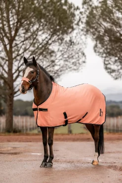 horze Couverture Polaire Sechante Poney Trixi Shrimp Pink Outlet