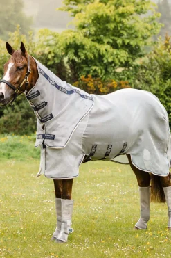 horseware Couverture Protectrice Rambo Protector Silver/Dark Blue Sale